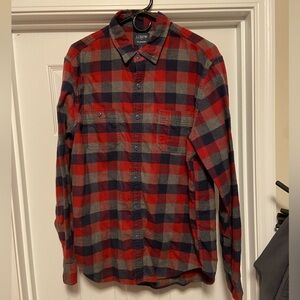 Men’s Large J. Crew Flannel Shirt - Gently Used